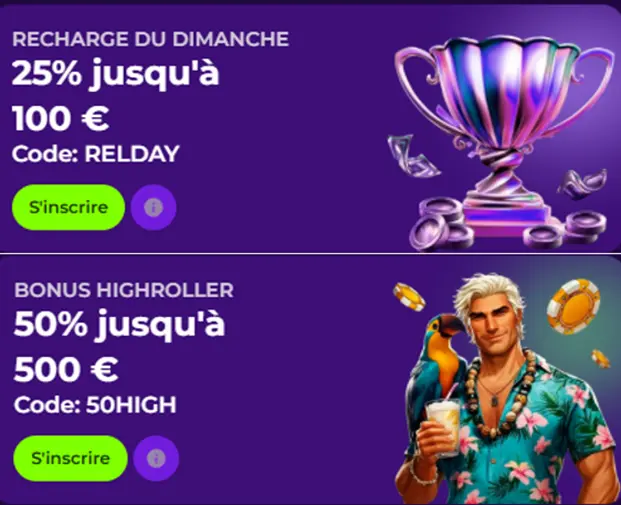 Promotions Gambloria