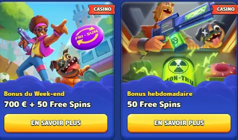 Promos semaines Pistolo casino