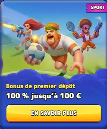 Bonus de bienvenue Sport Pistolo