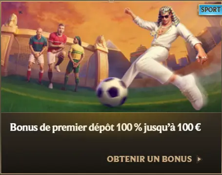 Bonus de bienvenue sport Realz casino