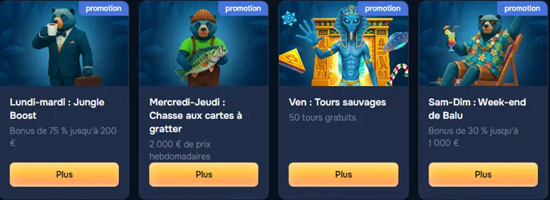 Promotions Baloo.bet