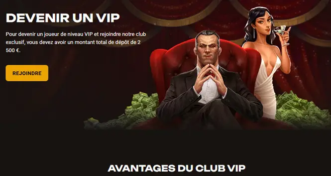 Devenir VIP du casino SlotLair