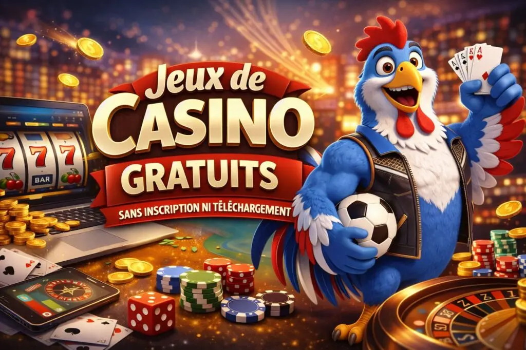 Jeux de casino gratuits sans inscription ni téléchargement avec Jouerenligne