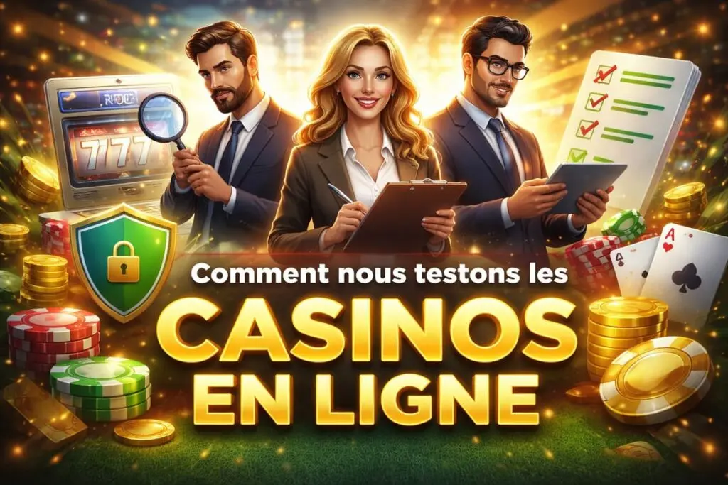 Comment nous testons les casinos en ligne chez Jouerenlignefr.org