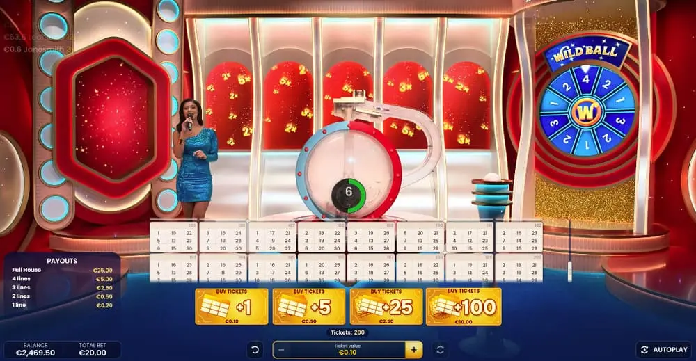 The Bingo Spot de Pragmatic Play ambiance télévisuelle