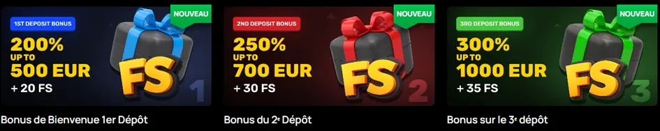 Bonus de bienvenue 10Black