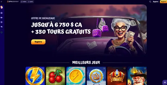 SpinGranny avis de casino