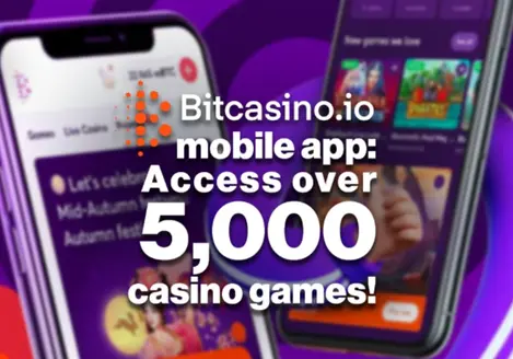 Bitcasino.io  application mobile