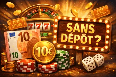 Casino sans dépôt : peut-on vraiment gagner 10 €