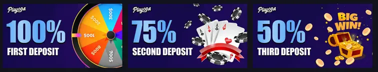 Bonus du casino Playoda