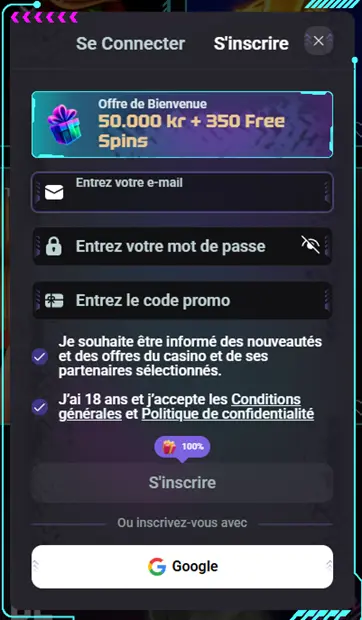 Needforslots inscription login