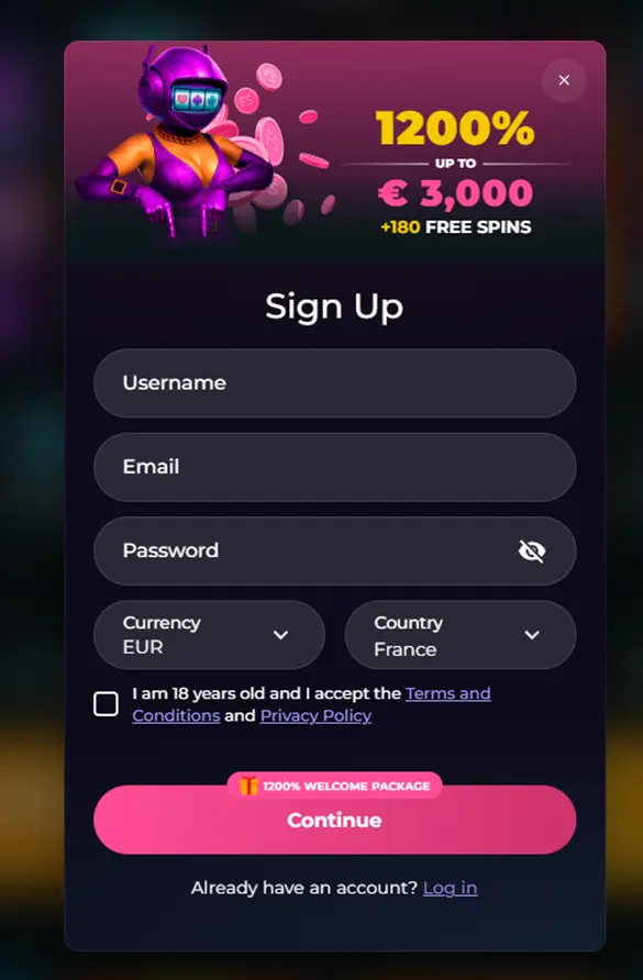 Spins House casino login / inscription