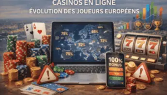 Casinos en ligne : comment les habitudes des joueurs européens évoluent 