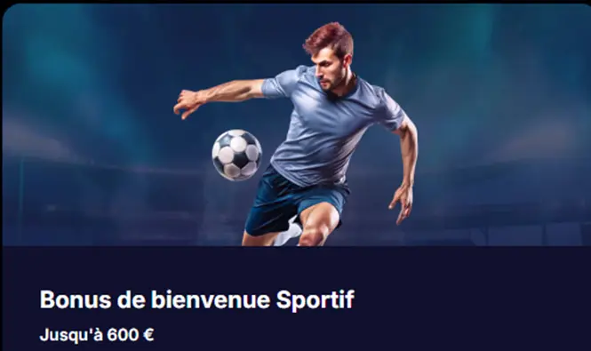 Bonus de bienvenue sportif NV Casino