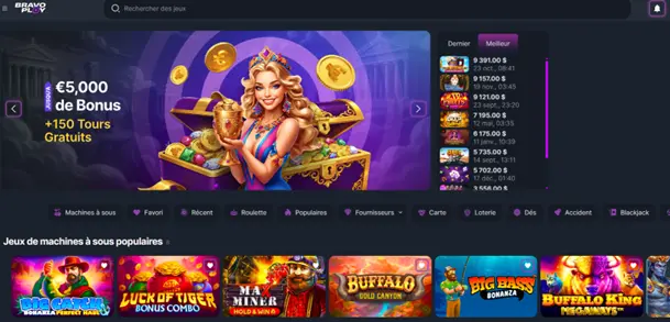 BravoPlay casino avis