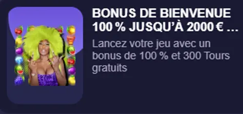 Bonus de bienvenue Casino Opabet