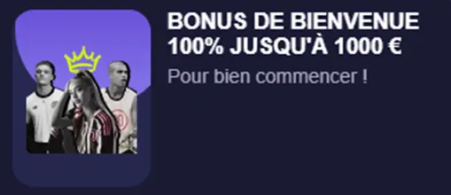 Bonus de bienvenue sport Opabet