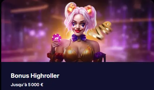 Bonus High Roller NV Casino